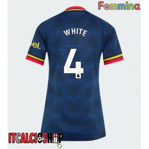 Arsenal Ben White #4 Seconda Maglia Femmina 2026-27 Manica Corta